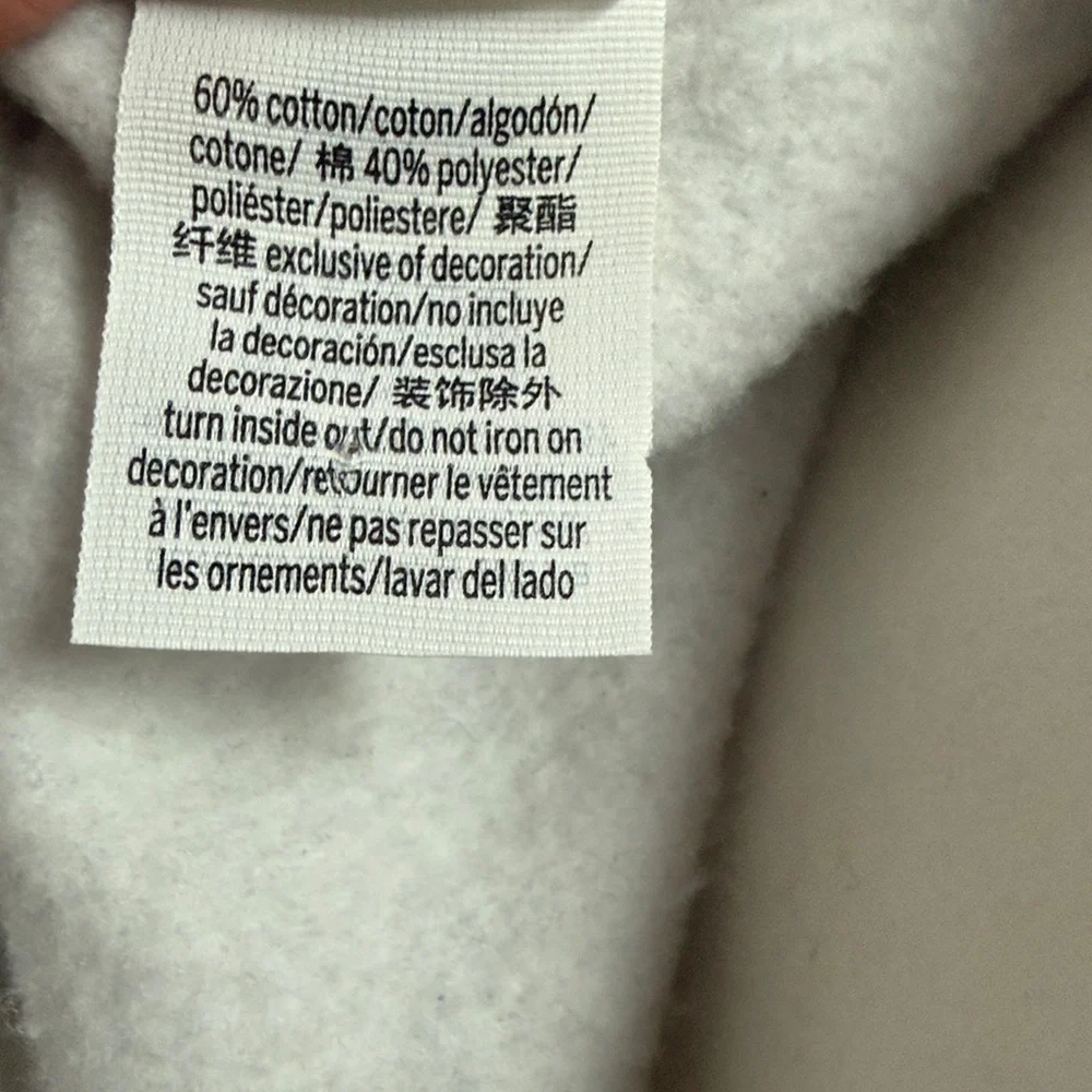 Victoria's Secret PINK Fleece Zip Up Perfect Hoodie in heather grey size XL - Picture 5 of 6